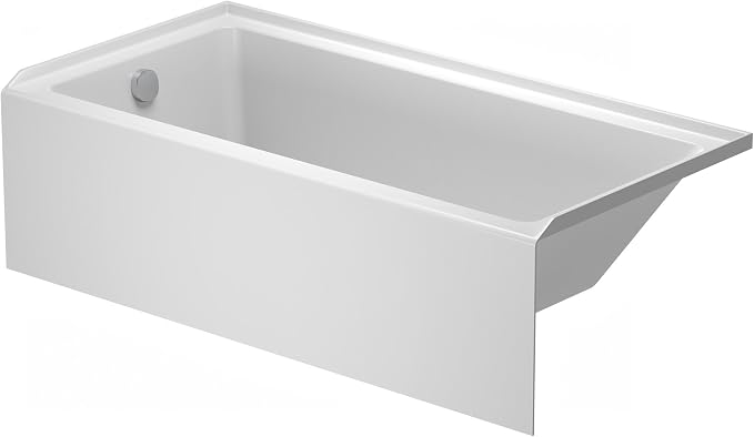 Duravit 700652-L Duravit No.1 60" Three Wall Alcove Acrylic Soaking Tub by Duravit