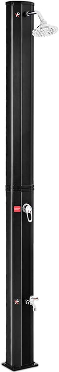 Giantex 7.2Ft 9.3 Gallon 2-Section Solar Heated Shower W/Shower Head Outdoor by Giantex