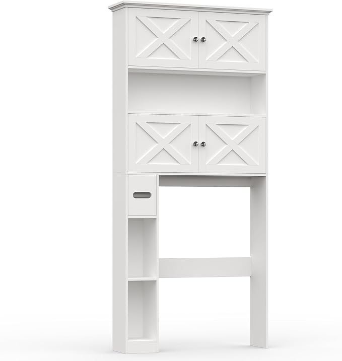 Over The Toilet Storage Cabinet, Farmhouse Storage Cabinet Over Toilet - Image 8
