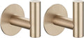 JQK Self Adhesive Towel Hook Champagne Bronze, No Drill Stick on Coat Robe by Homeimprovement