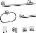 7 PCS Bathroom Hardware Set, Brushed Nickel Stainless Steel Bathroom Tower Rack by XHKDSYMC