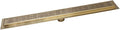 SereneDrains 304 Stainless Steel 16 Inch Brushed Gold Shower Drain Kit Broken by SereneDrains