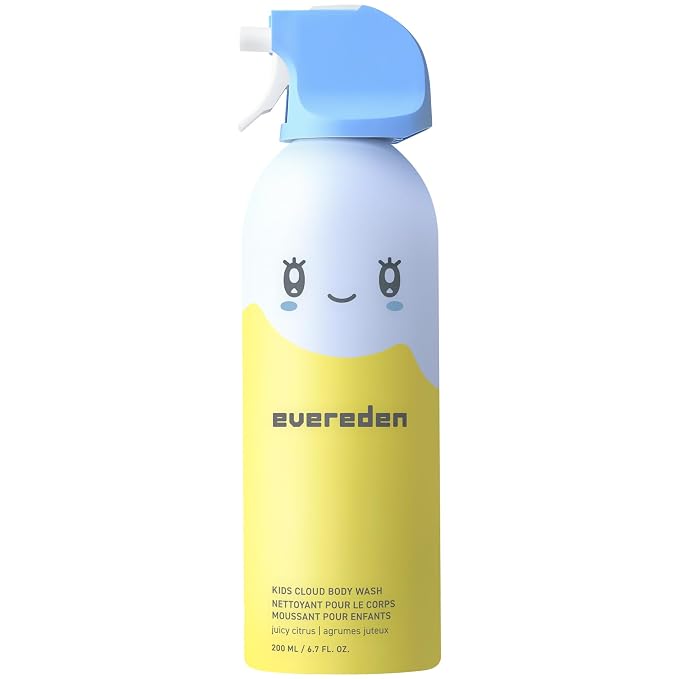 Evereden Kids Foam Soap, Cloud Body Wash: Spray, Shape & Splash: The Fun by Evereden