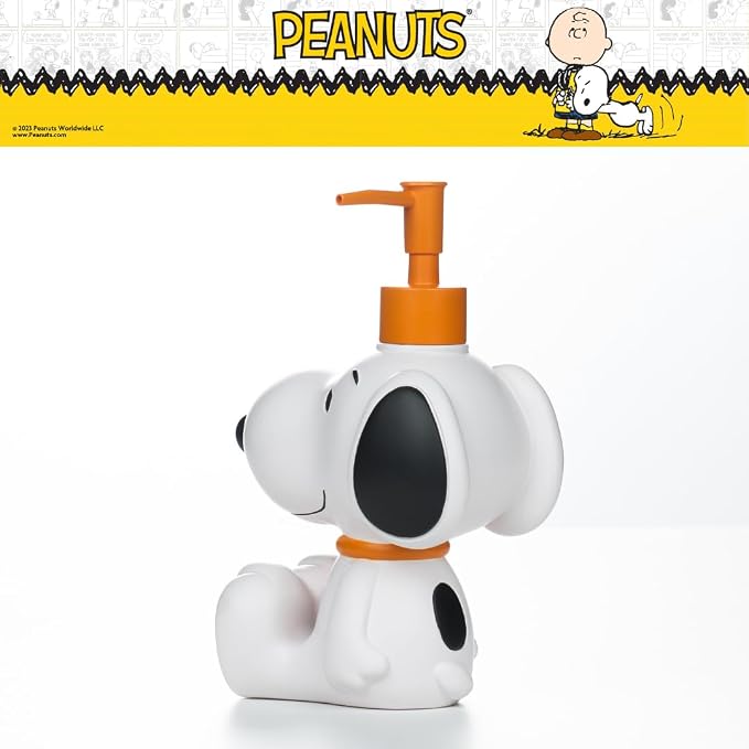 Peanuts Snoopy Soap/Lotion/Hand Sanitizer Resin Pump Dispenser, 12.70 Ounces - Image 6