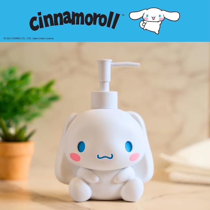 Cinnamoroll Soap/Lotion/Hand Sanitizer Resin Pump Dispenser, 12 Ounces - Image 5