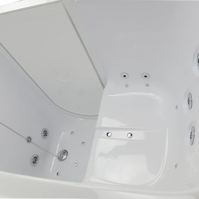 Ella Capri 30"x52" Acrylic Air and Hydro Massage Walk-In Bathtub - Image 14