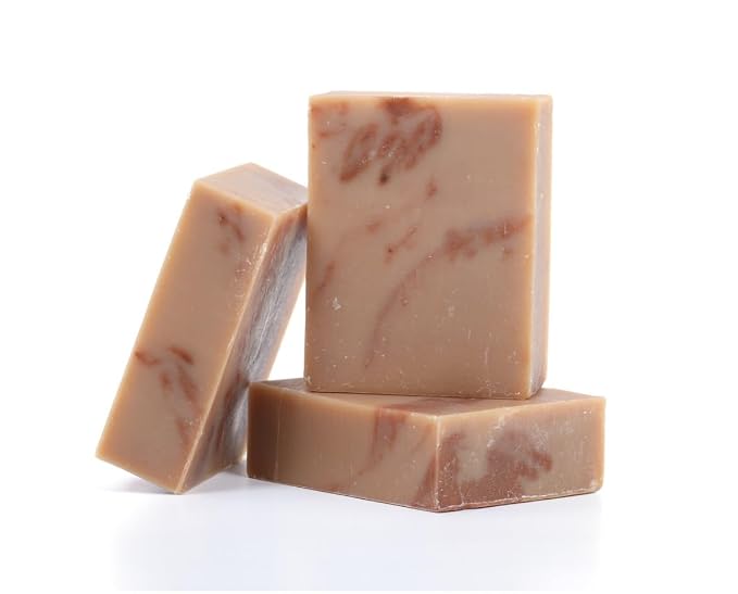 3 Pk Antique Sandalwood Organic Soap Bars, Handmade in USA, Natural & Cruelty by Leafen