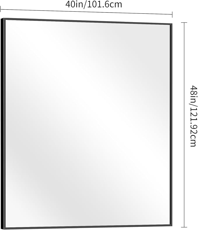 BONEWEI Bathroom Mirror, 40x48 inch Bathroom Mirrors - Image 7