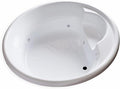 Carver Tubs - FL7272 - Modern Fiberglass Whirlpool Water Massage Bathtub by CarverTubs