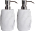 Resin Soap Dispenser Set 2, Refillable Hand Soap Dispenser by ClasinHome