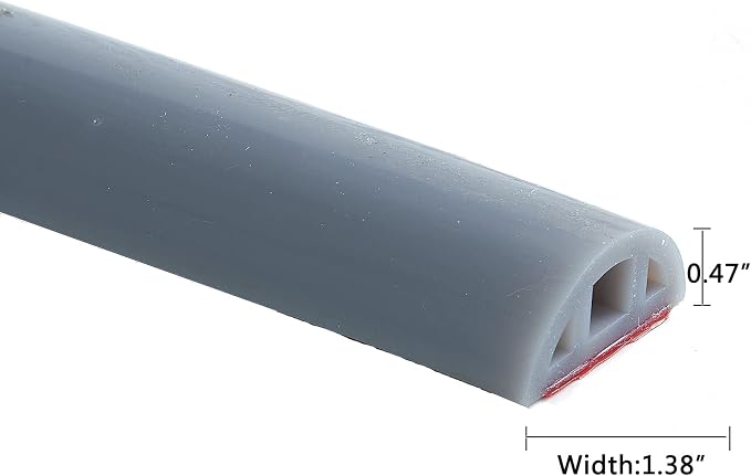 Bathroom Foldable Block water Stopper sealing strip shower threshold dam - Image 3