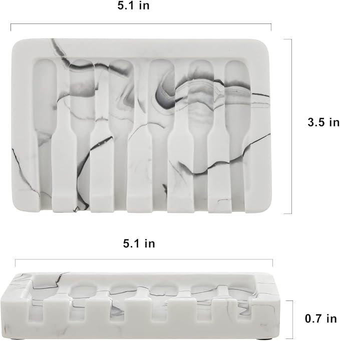 2PCS Self Draining Soap Dish - Image 6