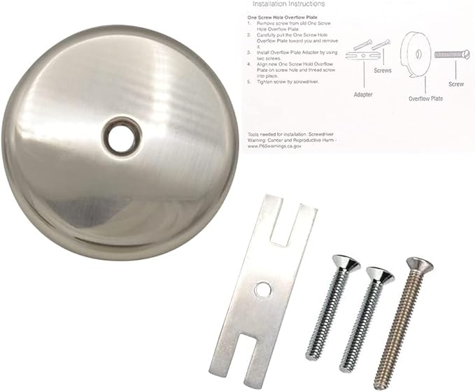 Single Hole Bathtub Drain Overflow Plate by Gold-Hao-the-bathroom