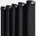 Furlinic No Hook Extra Long Shower Curtain 96 Length, Polyester Cloth Fabric by Furlinic