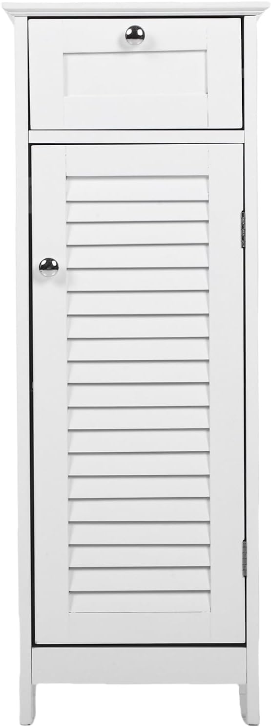 Slim Bathroom Storage Cabinet, Freestanding Narrow Floor Cabinet - Image 3