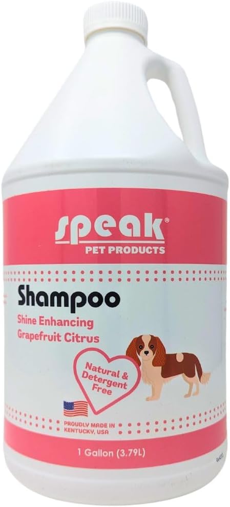 Shine Enhancing Dog Shampoo, Grapefruit Citrus, 1 Gallon by SpeakPetProducts