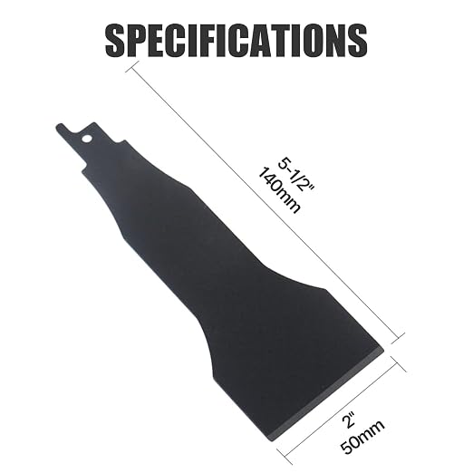 2pcs 2inch HCS reciprocating Saw Blade Saber Shovel Length Cleaning Tool - Image 6