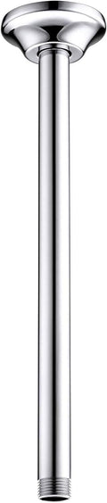 BESTILL 12 Inch Ceiling Mount Rain Shower Head Arm and Flange by BESTILL