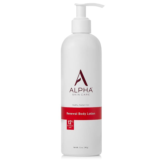 Alpha Skin Care Revitalizing Body Lotion, 12% Glycolic AHA, Simple & Effective by AlphaSkinCare