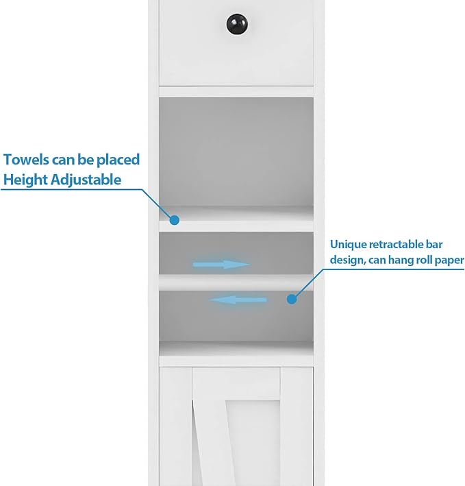 Tall Bathroom Storage Cabinet - Image 7