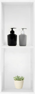 Shower Niche, Stainless Steel Elegant Bathroom Niche, No Tile Needed Recessed by Elefloom