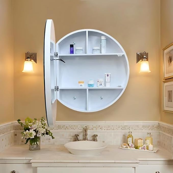 Led Round Medicine Cabinet, Bathroom Medicine Cabinet - Image 6