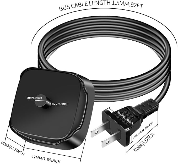 Charger for AquaSonic Electric Toothbrush, Replacement Charger Base for Aqua - Image 5