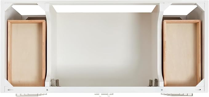 ARIEL Stafford 48" White Bathroom Vanity Base Cabinet, Single Sink Configuration - Image 9