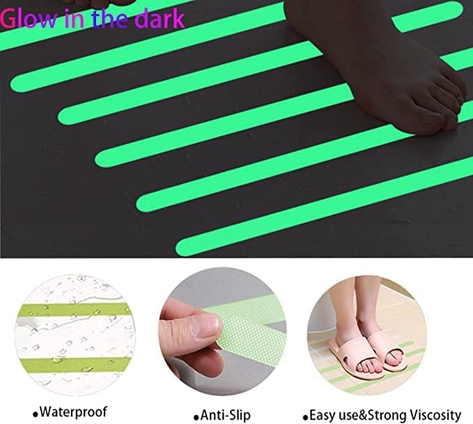 Bathtub Non Slip Stickers Luminous Shower Mats - Image 6