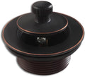 Lift and Turn Bathtub Drain Stopper by CalcMetal