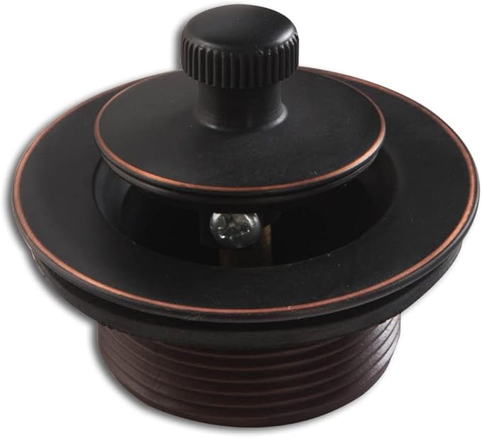 Lift and Turn Bathtub Drain Stopper by CalcMetal