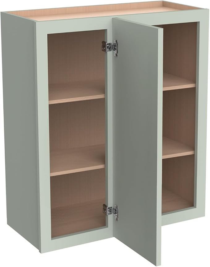 Solid Hardwood Wall Blind Corner Cabinets, Adjustable Shelves, Soft-Close Doors - Image 8