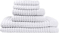 GILDEN TREE Waffle Towel Set Quick Dry Thin | 2 Bath Towels | 2 Hand Towels | 2 by GildenTree