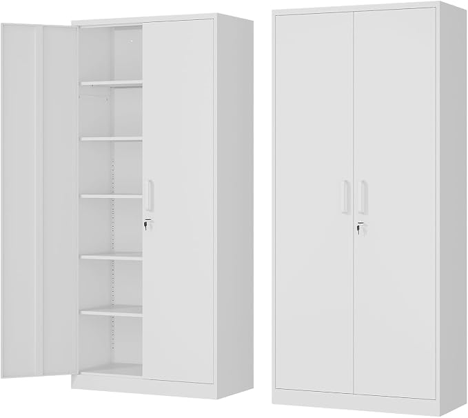Metal Storage Cabinet-72” Tall Steel File Cabinets by Fesbos