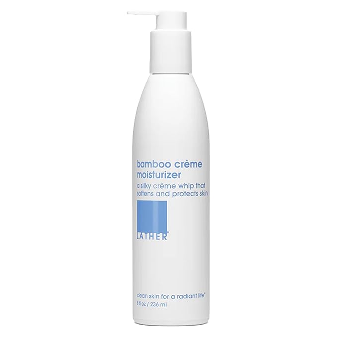 LATHER - Bamboo Crème Body Moisturizer, 8 fl oz - Daily Hydrating Body Lotion - by LATHER