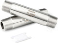 TAISHER 2PCS Stainless Steel Pipe Fittings, 1/4" NPT Male x 1/4" NPT Male by TAISHER
