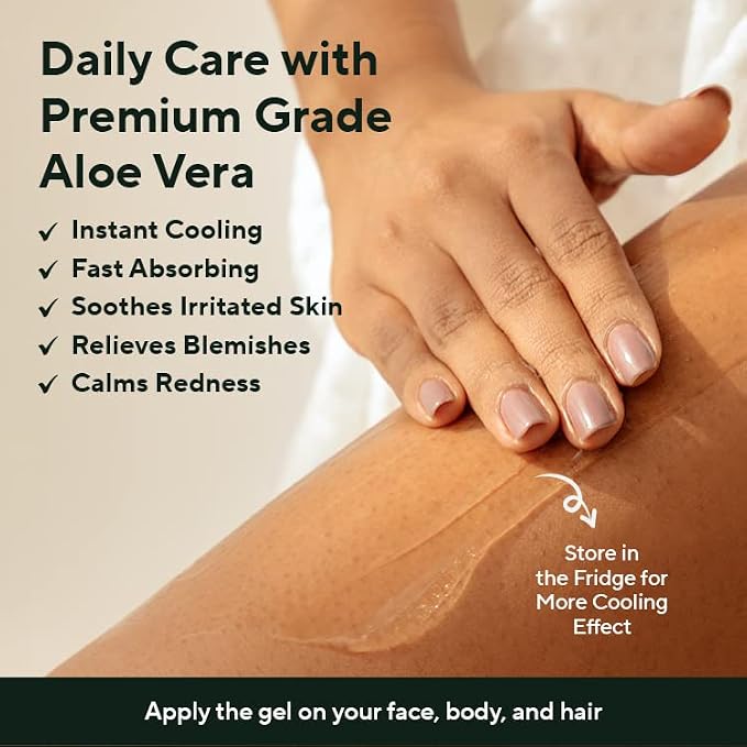 AROMATICA Organic Aloe Vera Gel, After Sun Care and Sunburn Relief - Image 5