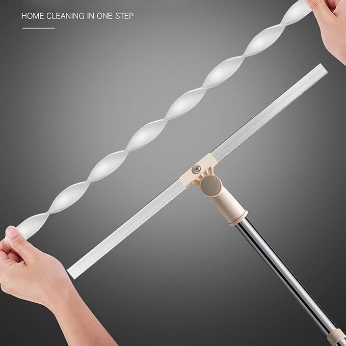 Floor Squeegee 20 inch Silicone Long Handle of 65" - Image 7