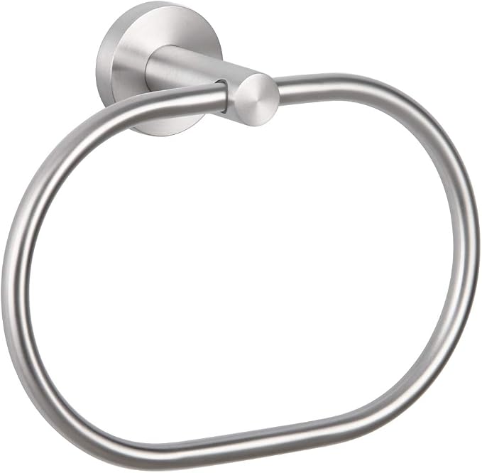 Angle Simple Towel Ring Swivel, SUS 304 Stainless Steel Bathroom Hand Towel by AngleSimple