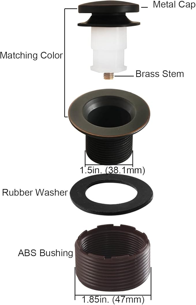 Tip-Toe Bathtub Drain Stopper - Image 7