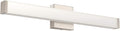 Bathroom Vanity Light Brushed Nickel Square LED 24 inch 14W Dimmable 4000K by Enjoyyourhealthylife