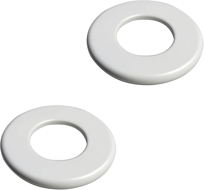 1 Pack Wall Split Flange for 2.01 Inch/51mm OD Pipe ABS Escutcheon Plate by Unknown