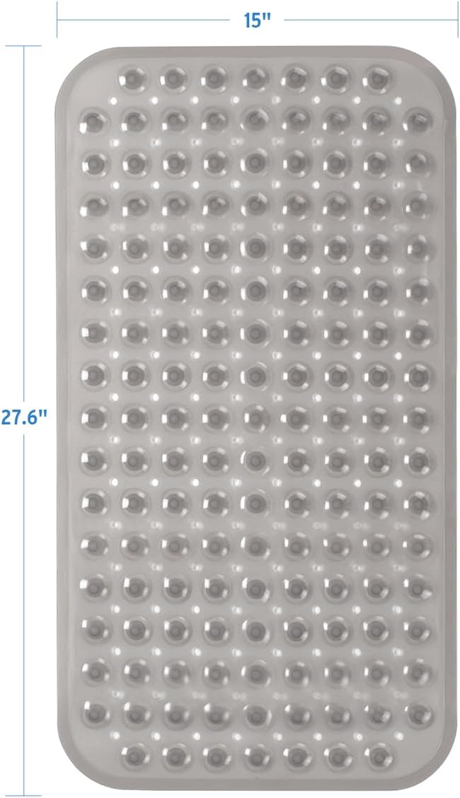 AmazerBath Bath Tub Mat, Medium Size 27.6 x 15 Inches Non-Slip Shower Mats - Image 5