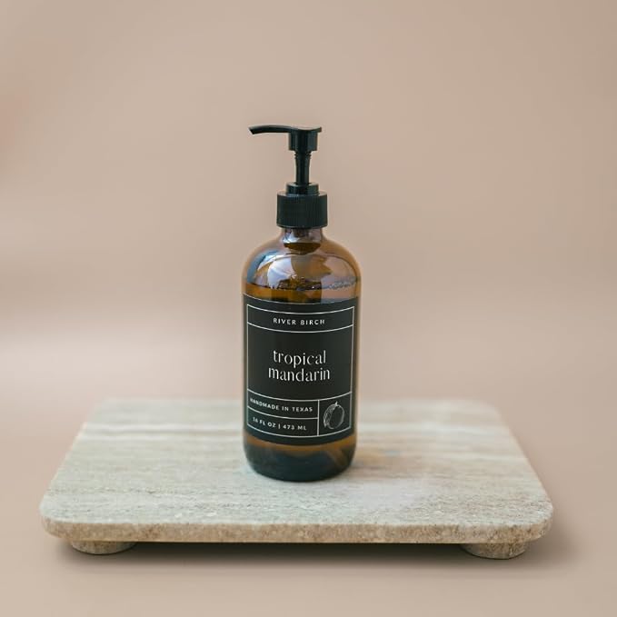 River Birch Tropical Mandarin Scented Natural Hand Soap - Image 6