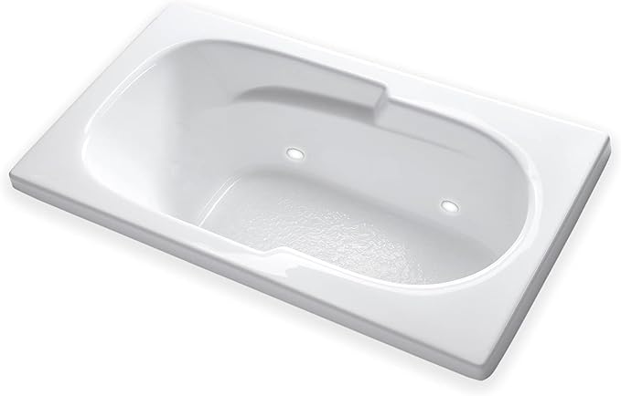 Carver Tubs - AR6032 - Modern White Fiberglass Soaking Bathtub by CarverTubs