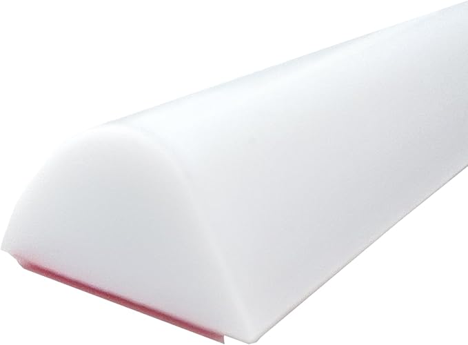 1/2" High Collapsible Shower Threshold Water Dam Barrier 39" Shower Water by Ynotus
