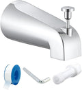 Tub Spout with Diverter, Slip On Bathtub Spout Fits 1/2'' Copper Tube, Bathroom by FROPO