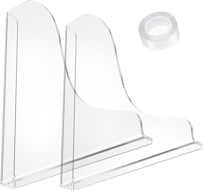 2 Pack Clear Acrylic Shower Splash Guard by Unknown