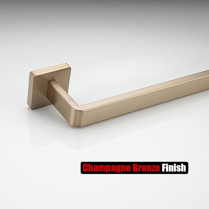 JQK Champagne Bronze Bath Towel Bar, 30 Inch 304 Stainless Steel Thicken 0.8mm - Image 9
