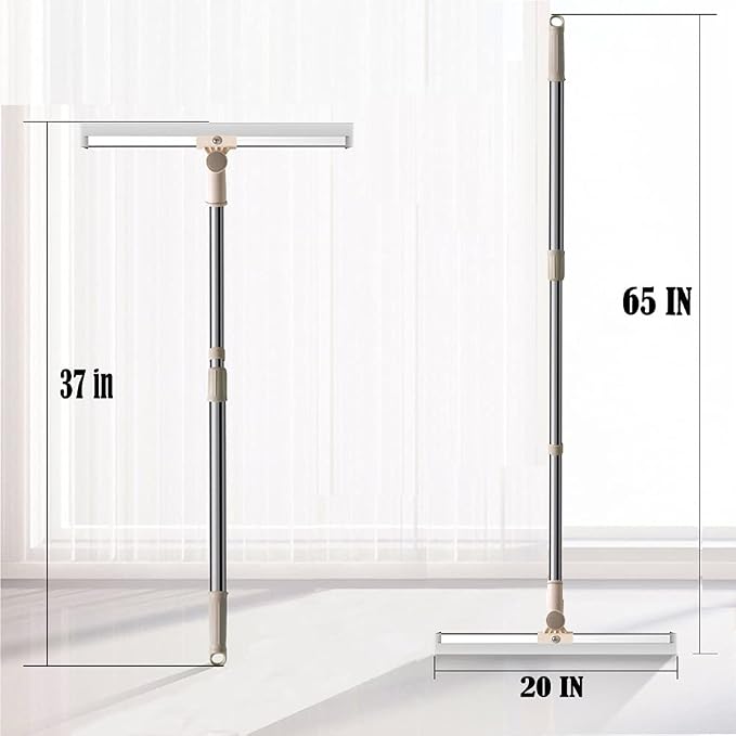 Floor Squeegee 20 inch Silicone Long Handle of 65" - Image 3